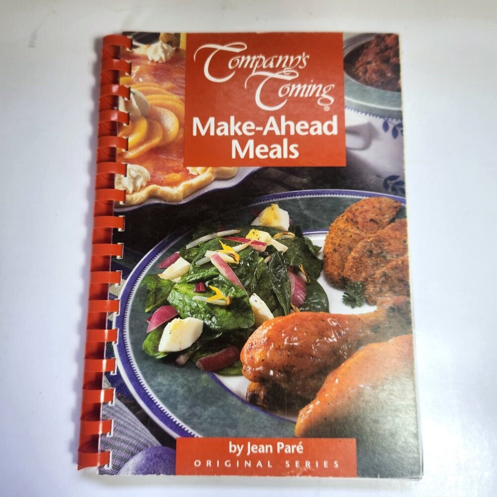 Company's Coming Cookbook Make-Ahead Meals by Jean Paré 2002 Vintage